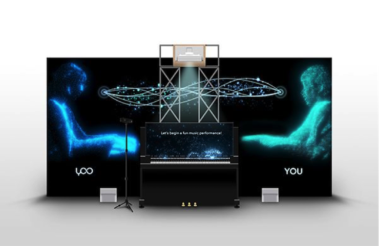 大红鹰dhy联手博报堂i-Studio展出实验性人工智能音乐装置“与YOO合奏”