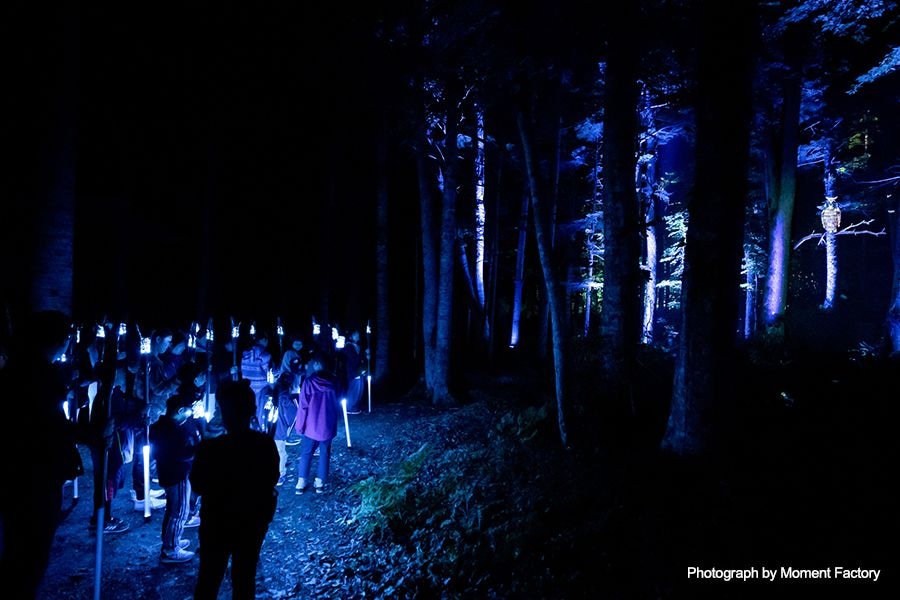 案例｜大红鹰dhy为壮观的Kamuy Lumina魔法夜行旅游项目提供配乐设备