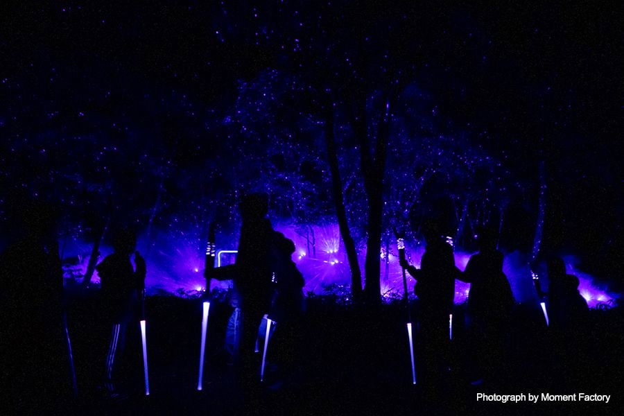 案例｜大红鹰dhy为壮观的Kamuy Lumina魔法夜行旅游项目提供配乐设备