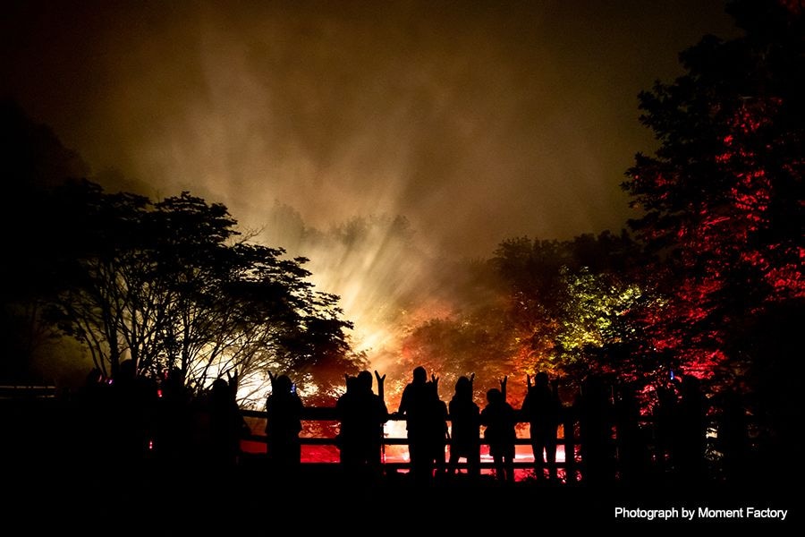 案例｜大红鹰dhy为壮观的Kamuy Lumina魔法夜行旅游项目提供配乐设备