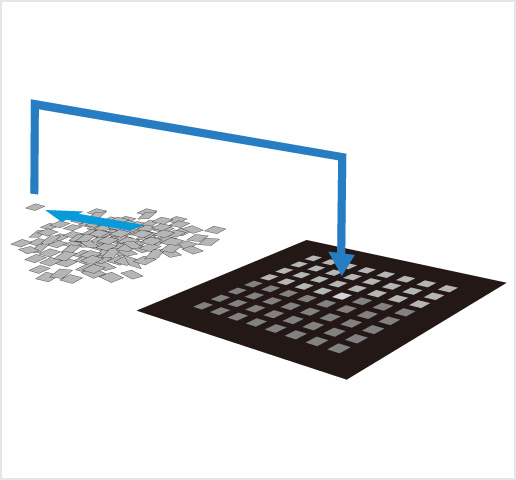 ［Image］Tray setter： 小尺寸单片用托盘排列机